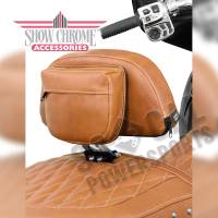 Show Chrome - Show Chrome Detachable Smart Mount Backrest - Saddle - 30-209 - Image 3