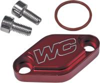 Works Connection - Works Connection Block Off Plate - Red - 31-355 - Image 1