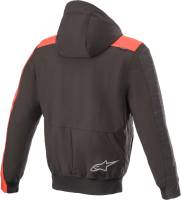 Alpinestars - Alpinestars Rhod Windstopper Hoodie - 4200420-1123-2X - Black/Bright Red - 2XL - Image 2