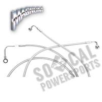 Magnum - Magnum Polished Stainless Designer Series Front Lower Brake Line Kit - 57010 - Image 3