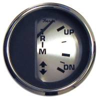 Faria Beede Instruments - Faria Spun Silver 2" Trim Gauge f/Mercury/Mariner/Mercruiser/Volvo DP &amp; Yamaha ('01 &amp; Newer) - Image 1