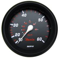Faria Beede Instruments - Faria Professional Red 4" Speedometer (60 MPH) - Image 1