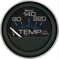 Faria Beede Instruments - Faria Coral 2" Cylinder Head Temperature Gauge (60-120&deg; F) w/Sender - Image 1