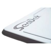 SeaDek - SeaDek 14" x 36" 20mm Dual Density Large Helm Pad Caribbean Blue/Storm Grey Brushed - 355.6mm x 914.4mm x 20mm - Image 2