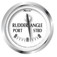 Faria Beede Instruments - Faria Newport SS 2" Rudder Angle Indicator Gauge - Image 1