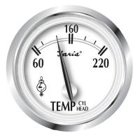Faria Beede Instruments - Faria Newport SS 2" Cylinder Head Temperature Gauge w/Sender - 60&deg; to 220&deg; F - Image 1