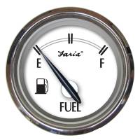 Faria Beede Instruments - Faria Newport SS 2" Fuel Level Gauge - E-1/2-F - Image 1