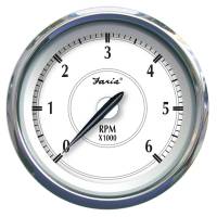 Faria Beede Instruments - Faria Newport SS 4" Tachometer f/Gas Inboard/Outboard - 0 to 6000 RPM - Image 1