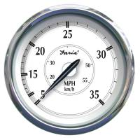 Faria Beede Instruments - Faria Newport SS 4" Speedometer - 0 to 35 MPH - Image 1
