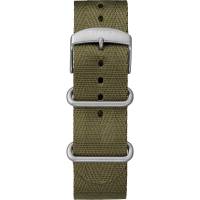 Timex - Timex Gallatin Nylon Slip-Thru Watch - Solar Green/Black Dial - Image 3