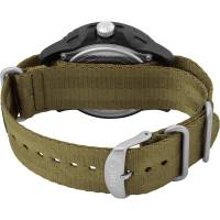Timex - Timex Gallatin Nylon Slip-Thru Watch - Solar Green/Black Dial - Image 4