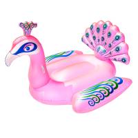 Aqua Leisure - Aqua Leisure Aqua Flash Light Up Princess Peacock Ride-On Float - Pink - Image 1