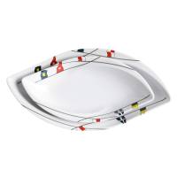 Marine Business - Marine Business Melamine Oval Snacks Set - REGATA - Set of 4 - Image 1