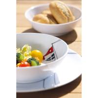 Marine Business - Marine Business Melamine Deep, Round Soup Plate - REGATA - 8.8" Set of 6 - Image 3