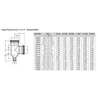 Viega - Viega ProPress 2-1/2" Copper Tee - Triple Press Connection - Smart Connect Technology - Image 2