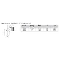 Viega - Viega ProPress 2-1/2" - 90&deg; Copper Elbow - Street/Press Connection - Smart Connect Technology - Image 2