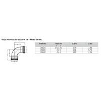 Viega - Viega ProPress 2-1/2" - 90&deg; Copper Elbow - Double Press Connection - Smart Connect Technology - Image 2