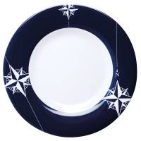 Marine Business - Marine Business Melamine Non-Slip, Flat, Round Dinner Plate - NORTHWIND - 10" Set of 6 - Image 1