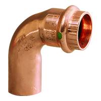 Viega - Viega ProPress 1-1/4" - 90&deg; Copper Elbow - Street/Press Connection - Smart Connect Technology - Image 1