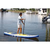 Aqua Leisure - Aqua Leisure 10.6' Inflatable Stand-Up Paddleboard Drop Stitch w/Oversized Backpack f/Board &amp; Accessories - Image 2