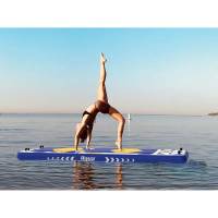 Aqua Leisure - Aqua Leisure 8&#39; x 3&#39; Inflatable Marine Deck/Yoga Mat - Image 2