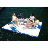 Aqua Leisure - Aqua Leisure 10&#39; x 8&#39; Inflatable Deck - Drop Stitch - Image 2