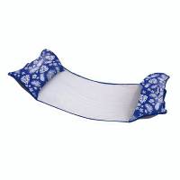 Aqua Leisure - Aqua Leisure 4-In-1 Monterey Hammock Supreme XL 53" x 31.5" - Hibiscus Pineapple Royal Blue - Image 1