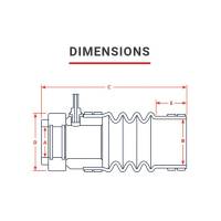 PSS Shaft Seal - PSS PRO Shaft Seal 1-1/2" Shaft &amp; 2-1/2" Tube - Image 2
