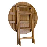 Whitecap - Whitecap Round Slat Table - Teak - Image 4