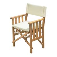 Whitecap - Whitecap Director&#39;s Chair II w/Cream Cushion - Teak - Image 2