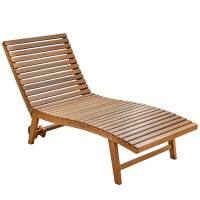 Whitecap - Whitecap Pool Lounge Chair - Teak - Image 1