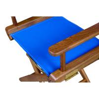 Whitecap - Whitecap Director&#39;s Chair w/Blue Seat Covers - Teak - Image 2