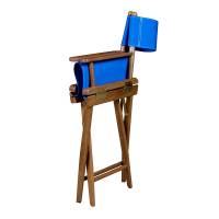 Whitecap - Whitecap Director&#39;s Chair w/Blue Seat Covers - Teak - Image 3