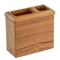 Whitecap - Whitecap Square Toothbrush Holder (Oiled) - Teak - Image 2