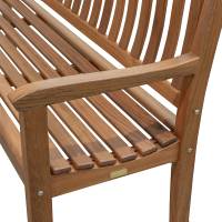 Whitecap - Whitecap Garden Bench - 6&#39; - Teak - Image 4