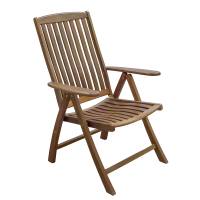 Whitecap - Whitecap Reclining Arm Chair - Teak - Image 1