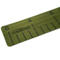 SeaDek - SeaDek 4" x 36" 3mm Fish Ruler w/Laser SD Logo - Olive Green - Image 1