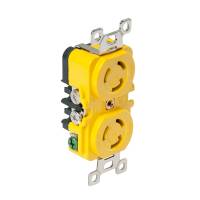 Marinco - Marinco Locking Receptacle - 15A, 125V - Yellow - Image 2