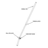TACO Marine - TACO ShadeFin&trade; Telescopic Rod Holder Mount - Image 3