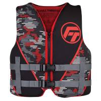 Full Throttle - Full Throttle Youth Rapid-Dry Life Jacket - Red/Black - Image 1