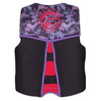 Full Throttle - Full Throttle Youth Rapid-Dry Flex-Back Life Jacket - Pink/Black - Image 2