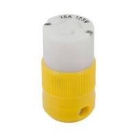 Marinco - Marinco Locking Connector - 15A, 125V - Yellow - Image 1