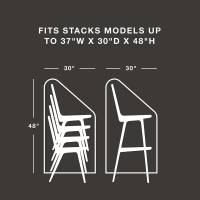 True Guard - True Guard Stackable Patio Chairs 600 Denier Rip Stop Cover - Image 2