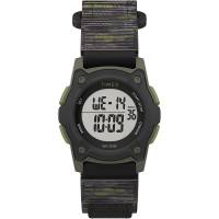 Timex - Timex Kid&#39;s Digital 35mm Watch - Green Camo w/Fastwrap Strap - Image 1