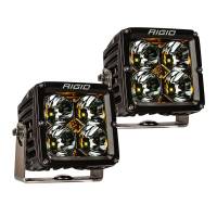 RIGID Industries - RIGID Industries Radiance Pod XL - Black Case w/Amber Backlight - Pair - Image 1