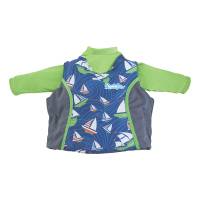 Puddle Jumper - Puddle Jumper Kids 2-in-1 Life Jacket &amp; Rash Guard - Sailboards - 33-55lbs - Image 1