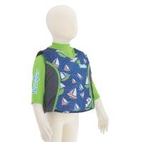 Puddle Jumper - Puddle Jumper Kids 2-in-1 Life Jacket &amp; Rash Guard - Sailboards - 33-55lbs - Image 3