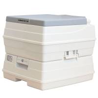 Dock Edge - Dock Edge Passport Potty Portable Toilet - Grey - 18L - Image 2