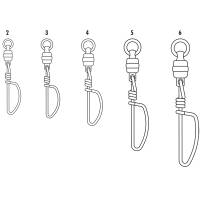 VMC - VMC BSHBTSS Black Stainless Steel Heavy-Duty Ball Bearing Tournament Snap Swivel #3 - 120lb *3-Pack - Image 2