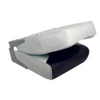 Springfield Marine - Springfield High Back Multi-Color Folding Seat - Blue/Grey - Image 3